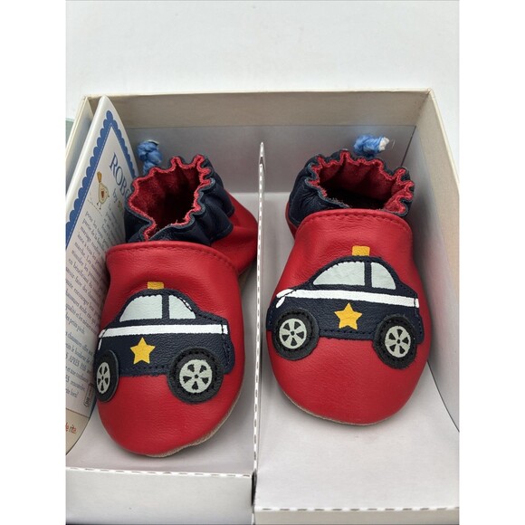 Robeez Soft Soles boy police car size 0-6 months - Picture 2 of 5